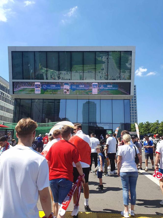 Tak bawili się kibice przed meczem Polska - Francja w Dortmundzie