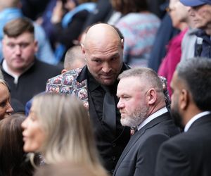 Tyson Fury na pogrzebie Ricky'ego Hattona