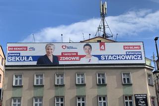 Plakaty wyborcze w Sosnowcu