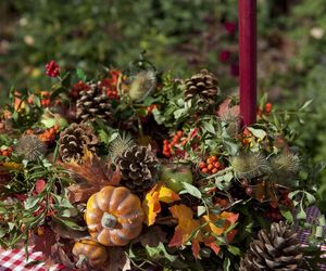 Jesienne dekoracje balkonu i tarasu