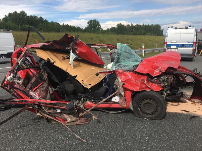 Wypadek na autostradzie A4