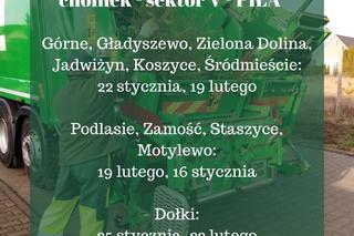 Znamy tegoroczny harmonogram odbioru choinek