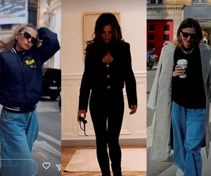 Anna Lewandowska z odważnym dekoltem na paryskim Tygodniu Mody. Strój prestiżowej marki nie należał do tanich