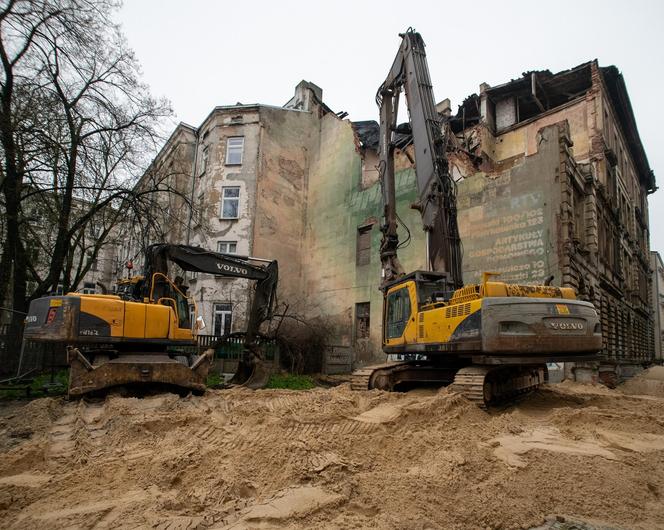 Rozbiórki ruder w Łodzi - ul. Kilińskiego 49