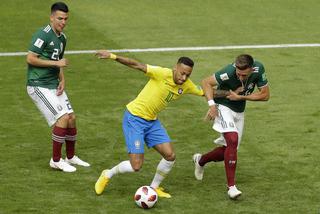 1/8 MŚ Rosja 2018: Brazylia-Meksyk: Hirving Lozan, Neymar i Hector Herrera