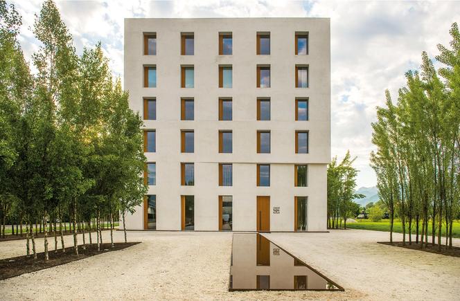 Budynek 2226 w Lustenau, w Austrii, proj. Baumschlager Eberle Architekten