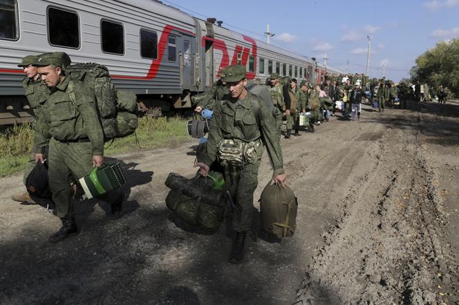 Mobilizacja w Rosji. Żołnierze rosyjscy