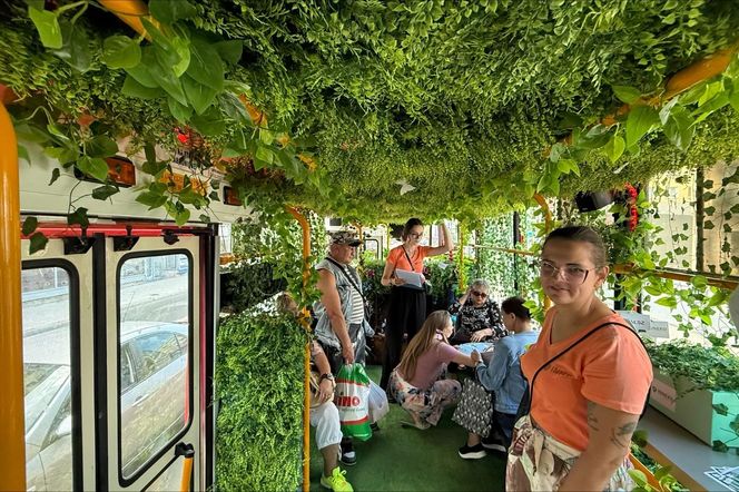 Ekologiczna akcja w tramwaju