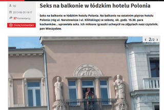 Seks na balkonie, Express Ilustrowany