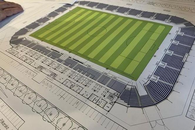Plan rozbudowy stadionu piłkarskiego w Gorzowie