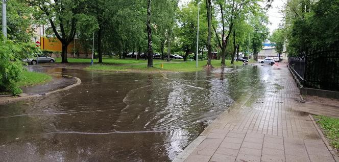 Ulewa w Białymstoku 28.05.2019
