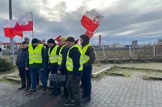 Protest rolników w Kołbaskowie