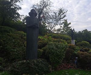 Ogród za kościołem św. Józefa w Krakowie