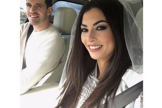 Kyle Lafferty z żoną Vanessą