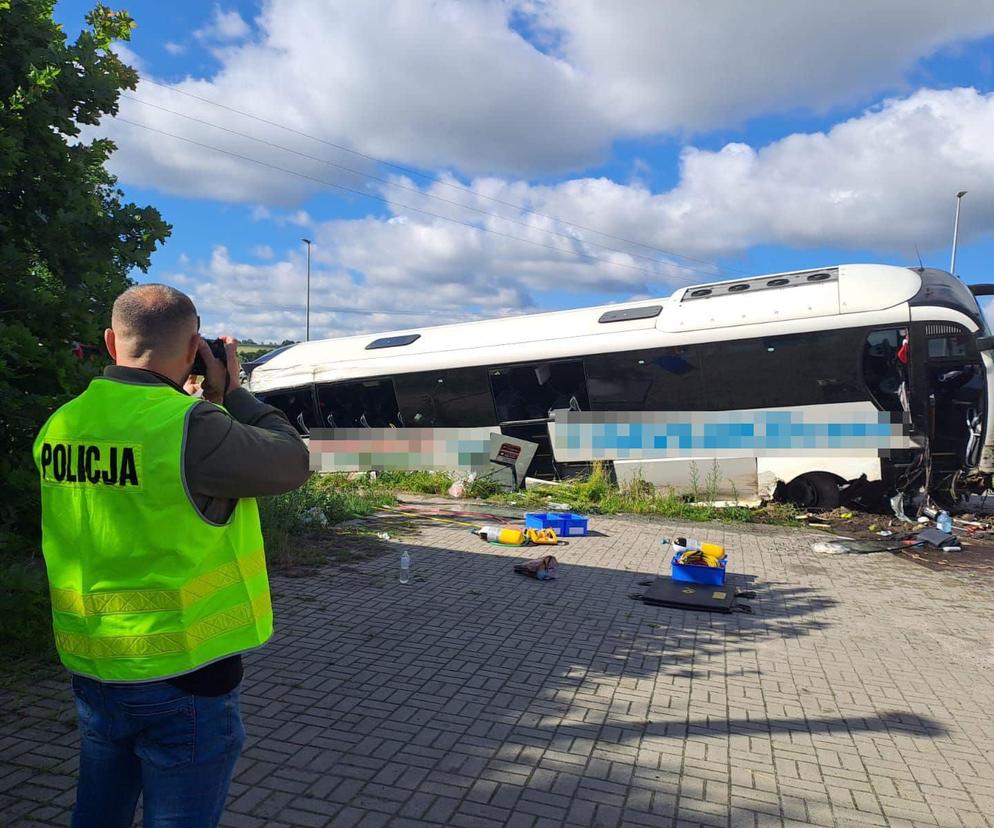 Wypadek autokaru na dk 17 w woj. lubelskim. Jest wielu rannych 