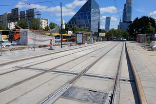 Tramwajowy remont na placu Zawiszy w Warszawie zakończony! Zajął tylko 5 tygodni