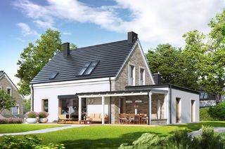Tradycyjna architektura z nowoczesnymi dodatkami