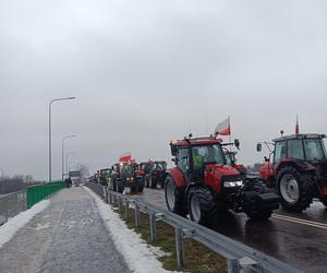 Protest rolników w Modliborzycach