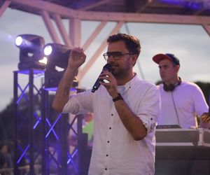 Burmistrz Ostródy Rafał Dąbrowski.