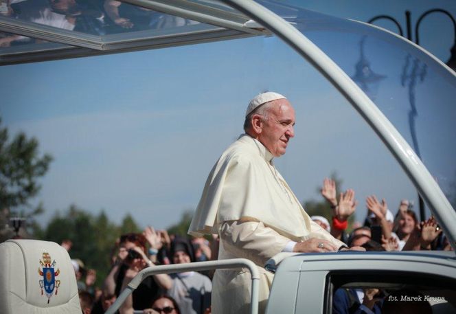 Jedyna wizyta papieża Franciszka w Polsce. Odwiedził Kraków, Częstochowę i Oświęcim