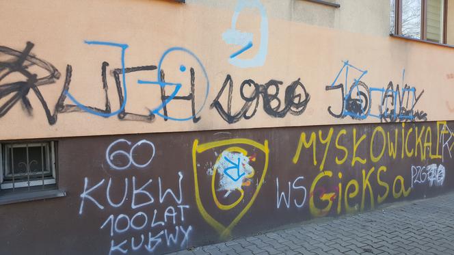 Czyszczenie Mysłowic z nielegalnego graffiti i wulgarnych napisów 