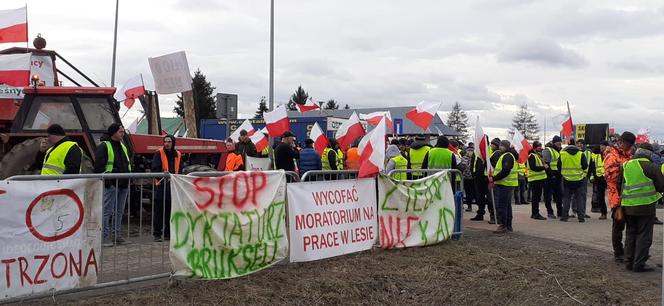 Protest rolników w Medyce 20.02.2024