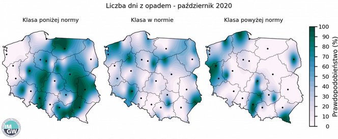 Pogoda na październik 2020. Sonoptycy z IMGW opublikowali długoterminową prognozę na jesień