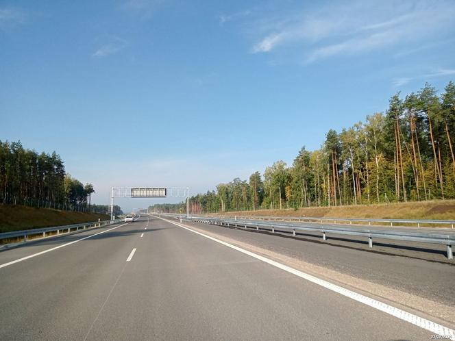 Kolejny odcinek A2 skończony. Kierowcy pojada trasą Kałuszyn - Groszki!