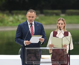 Marta Nawrocka na Narodowym Czytaniu