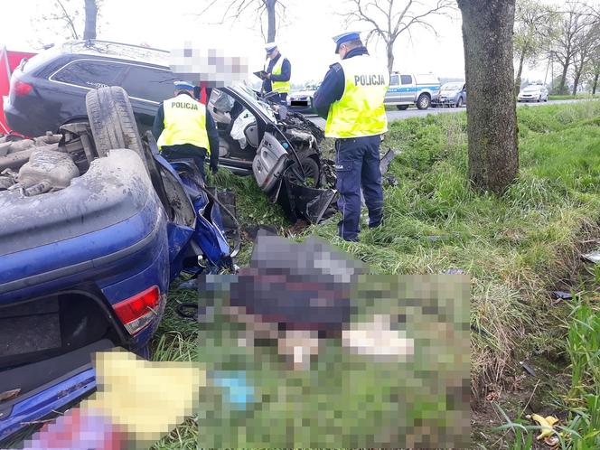 Koszmarny wypadek w miejscowości Kotowy. Młoda kobieta i sprawca zginęli na miejscu
