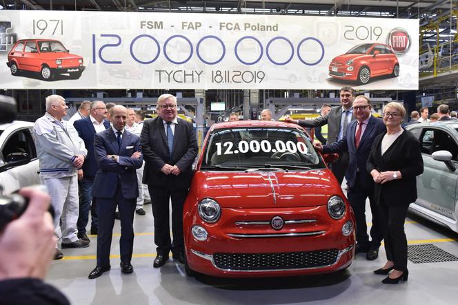 Wyprodukowano 12-milionowy samochód w fabryce Fiat Chrysler Automobiles w Tychach