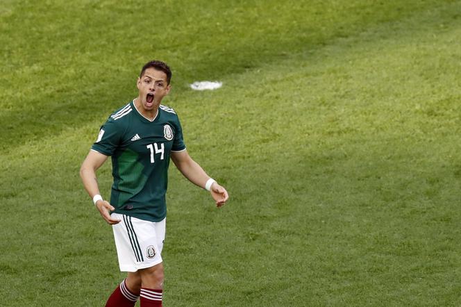 Grupa F: Mecz Meksyk-Szwecja. Javier Hernandez