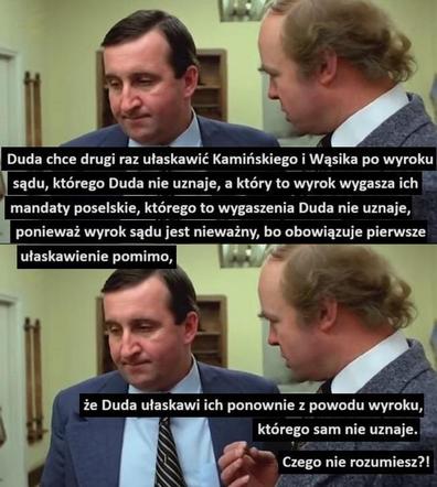 Andrzej Duda ułaskawia Wąsika i Kamińskiego MEMY