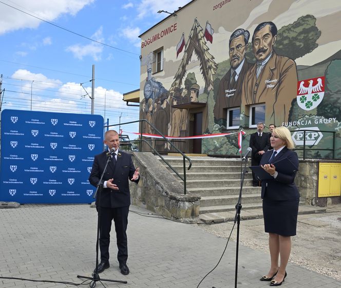 Bogumiłowice. Nowy mural hołdem dla Reymonta i Witosa