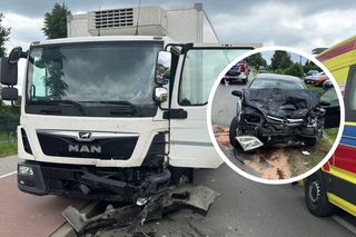 Wypadek w Dąbrówce-Ług. Jedna osoba poszkodowana