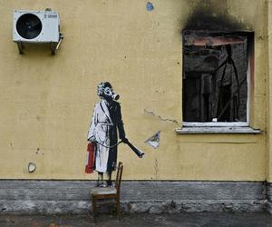 Banksy na Ukrainie