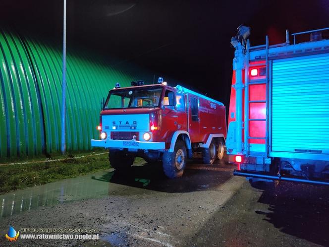 Pożar hotelu w Chrząstowicach. Jedna osoba zginęła, dwie są ranne 