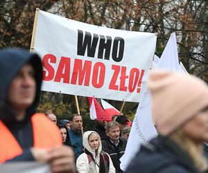 Protest plantatorów tytoniu w Warszawie (3.11.2025)