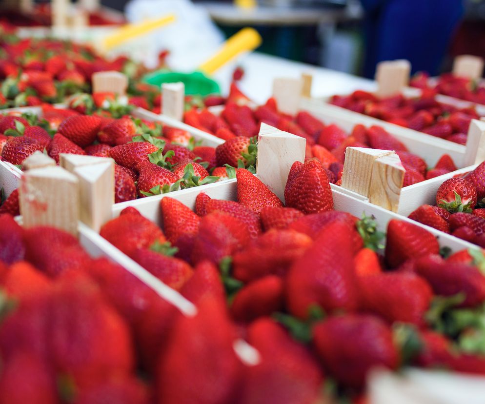 Truskawki na straganie