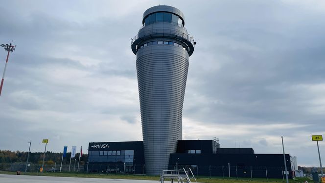 Wieża kontroli lotów Katowice Airport