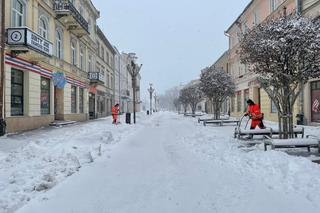 Akcja odśńieżania dróg w Lublinie