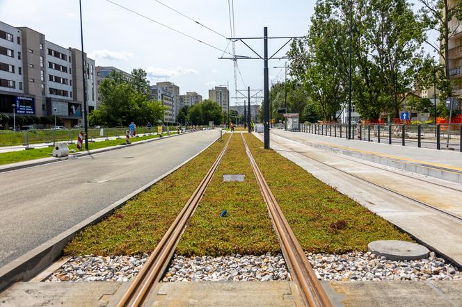 Tramwaj na Stegny w Warszawie
