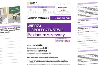 Matura 2024: WOS odpowiedzi, oficjalne arkusze CKE online do ściągnięcia NOWA FORMUŁA 2023 [piątek, 10 maja]