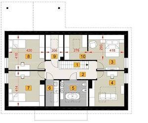 Projekt domu Dla rodziny 1G1 od Muratora - galeria wizualizacji i rysunków