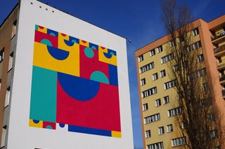 Nowy mural na bloku przy ul. Hutniczej na Tatarach w Lublinie