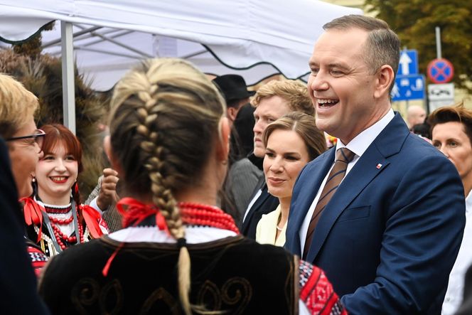 Marta Nawrocka na Dożynkach Prezydenkich