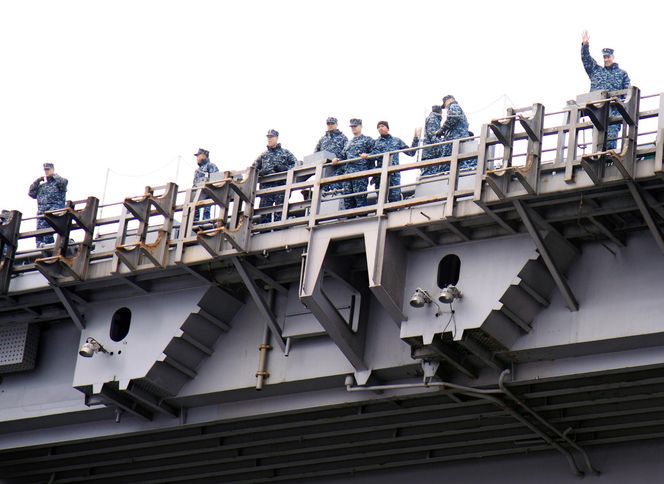 Gdy trzeba wyżywić 5-tysięczną załogę lotniskowca “Nimitz”