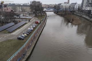 Akcja ratunkowa przy moście Sikorskiego