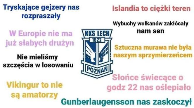Vikingur - Lech: Zobacz najlepsze memy