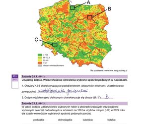 Matura próbna 2024 - geografia